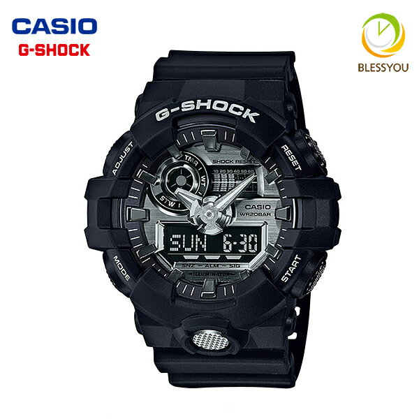 G-SHOCK ジーショック Gショック 腕時計 メンズ CASIO カシオ G-SHOCK GA-710-1AJF (17,5) GARISH COLOR ブラック×シルバー ジーショック メンズウォッチ