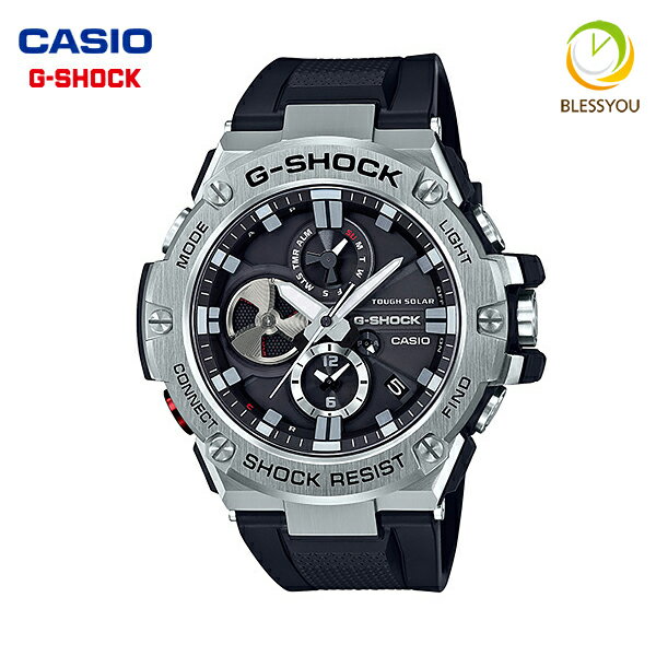 ＼北陸げんき市 クーポン！／ G-SHOCK Gショック ソーラー 腕時計 メンズ CASIO カシオ GST-B100-1AJF 50,0 SSS gキャン G-STEEL