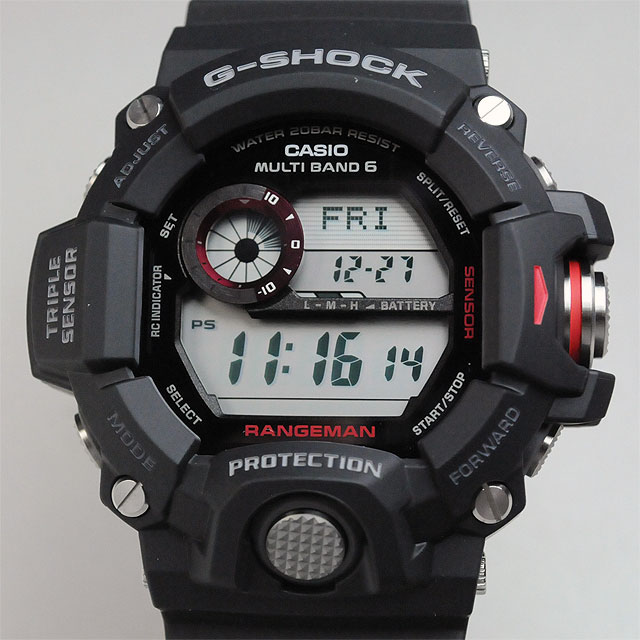 G-SHOCK Gショック ソーラー電波 腕時計 メンズ CASIO カシオ レンジマン/G-SHOCK RANGEMAN GW-9400J-1JF 48,0-30 ジーショック SSS 高度・方位・気圧/温度のトリプルセンサー搭載