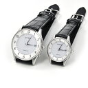 ペアウォッチ 夫婦 30代 40代 50代 シチズンコレクション ソーラー電波 腕時計 レザー CITIZEN COLLECTION AS1060-11A ES...