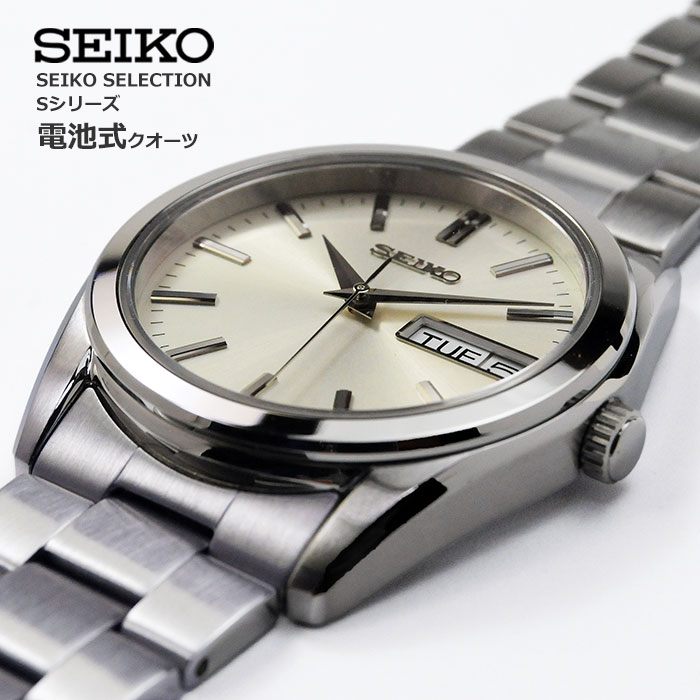 セイコーセレクション メンズ 腕時計 SEIKO SBTH007 028 DAY DATE シャンパンゴールド 電池式クオーツ時計