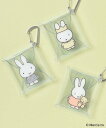 Miffy ミッフィー グッズ クリアポーチ 小物入れ カラビナ ミニ 透明 キャラクター おしゃれ イヤホン プレゼント miffy70th annivers...
