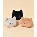 セール ポーチ 小物入れ レディース ぬいぐるみ ねこ 猫 ネコ オッドアイ グッズ おかお 型 雑貨 化粧品 充電器 イヤホン プレゼント ふんわりキャットポ...