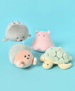 ぬいぐるみ 人形 水族館 魚 メンダコ アザラシ ヤドカリ カメ グッズ 小さい かわいい もちもち ギフト プレゼント 癒しグッズ 海の生き物2テノリマスコッ...