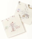 【メール便対応】 ふきん キッチンクロス 布巾 ねこ 猫 グッズ お配り ばらまき プレゼント ネコ柄かや生地ふきん ブルーブルーエ bleubleuet