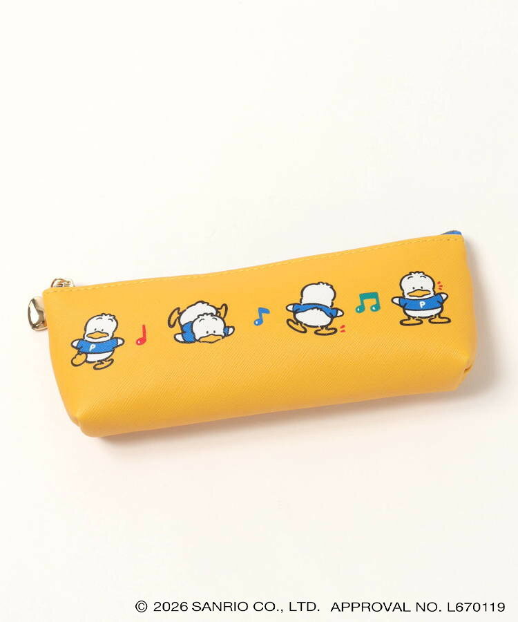 サンリオ レトロペンケース スリム 筆箱 ペンポーチ コンパクト マチあり ステーショナリー 文房具 パティ＆ジミー リトルツインスターズ キキララ マロンクリーム あひるのペックル ポーチ 小物入れ 昭和 平成 レトロ レディース 女性 ギフト プレゼント