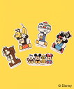 【メール便対応】ディズニー Disney グッズ ステッカー シール キャラクター 松本セイジ ミッキー ミニー ドナルド チップ デール プルート フィガロ ヒューイ デューイ ルーイ ディズニーアーティストシリーズ ART BY SEIJI MATSUMOTOステッカー ブルーブルーエ bleubleuet