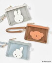 【メール便対応】Miffy ミッフィー グッズ ポーチ 小物入れ パスケース 定期入れ メッシュ レディース ボリス おしゃれ かわいい 大人 ギフト プレゼント BRUNA COLOR MESHコイン&パスケース ブルーブルーエ bleubleuet