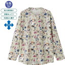 【前開きTシャツ(婦人)】高齢者 高齢者向け ファッション シニア アパレル レディース 女性服 大人 おしゃれ アイテム 可愛い デザイン Tシャツ トップス...