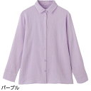 【綿ガーゼブラウス(婦人)】高齢者向け ファッション シニア アパレル レディース 女性服 大人 おしゃれ アイテム シンプル デザイン ブラウス トップス パ...
