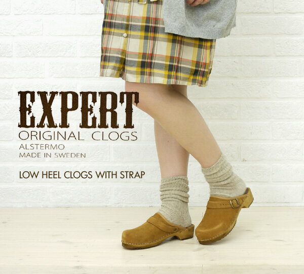 【50%OFF】【エキスパート EXPERT】LOW HEEL CLOGS WITH STRAP・NEP1051L-0341102【レディース】【RCP】【シューズ】【A-3】