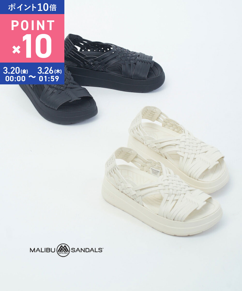 【マラソン期間はポイント10倍】【LINEクーポン有】マリブサンダルズ MALIBU SANDALS サンダル 厚底 メッシュサンダル メッシュ オープントゥ ストラップ プラットフォーム・CANYON-PLAT-0122501(レディース)(A-3)