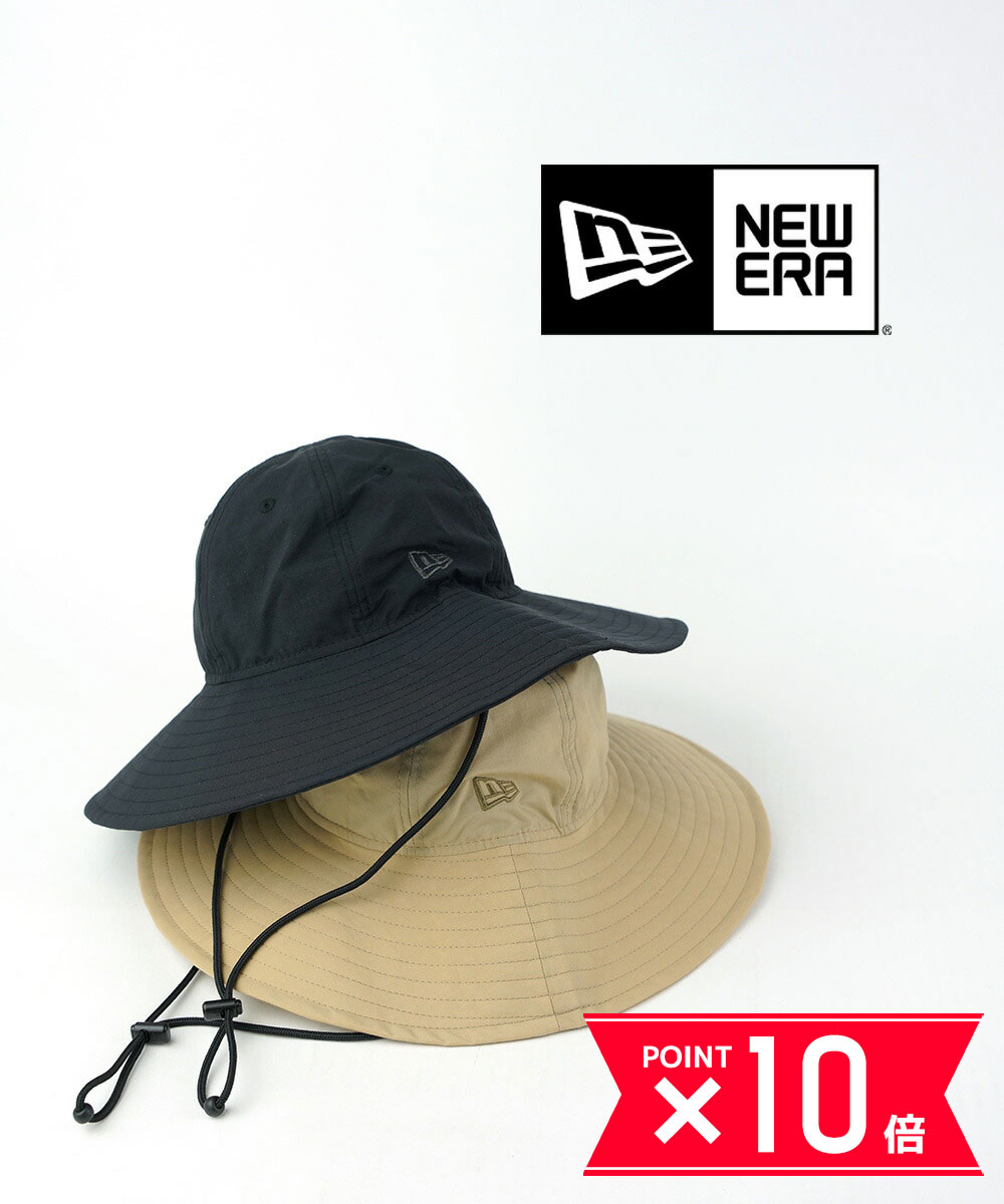 【ポイント10倍】【LINEクーポン有】【2025年春夏新作】ニューエラ NEW ERA ハット 帽子 エクスプローラー ワイドブリム ナイロン つば広 日除け 軽量 おしゃれ・EXPLORER-WBN-4932501(レディース)(◎)