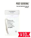 【5/10~11はポイント10倍&10%クーポン】ポストジェネラル POST GENERAL マジックテープ付き 防水バッグ PVC 収納袋 小物入れ THE ...