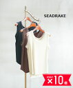 【5/15限定10%クーポン&ポイント10倍】【2025年春夏新作】シードレイク Seadrake タンクトップ ノースリーブ カットソー トップス インナー ...