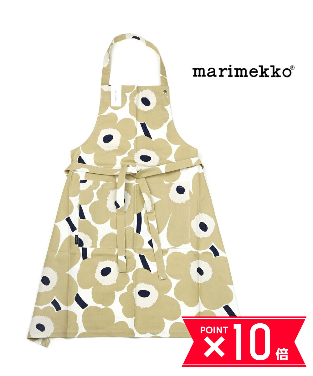 マリメッコ　エプロン 【P10倍＋LINE追加で500円OFF】マリメッコ marimekko コットン ウニッコ エプロン PIENI UNIKKO APRON・52209469907-0062401(メール便可能商品)[M便 5/5](レディース)(クーポン対象外)