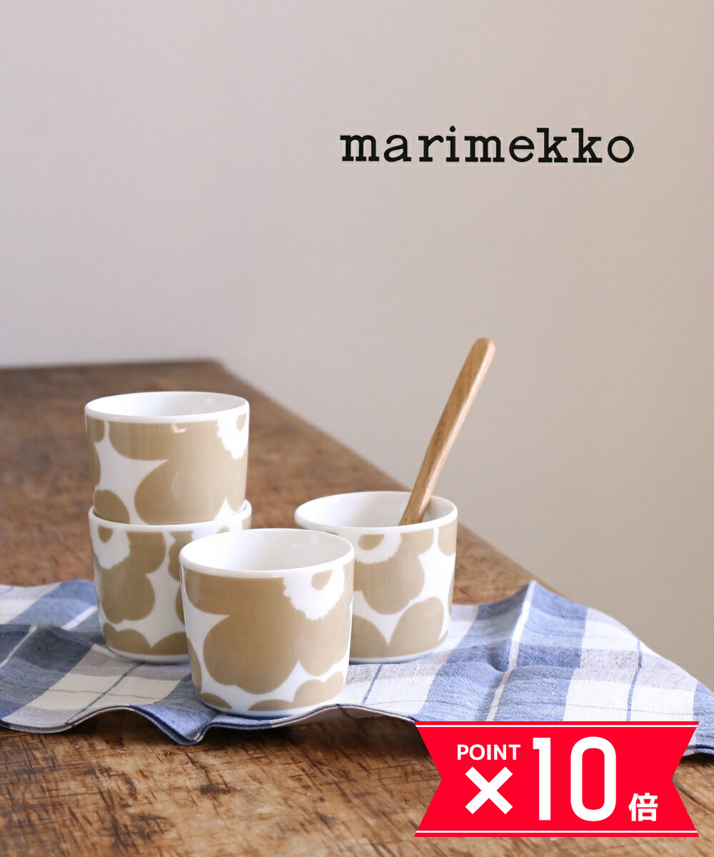 マリメッコ コーヒーカップ 【P10倍＋5/15限定11%OFFクーポン】マリメッコ marimekko ウニッコ柄 コーヒーカップセット コップ 2個セット UNIKKO COFFEE CUP 2 DL W/O H・52209470397-0062301(レディース)(1F-K)