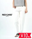 【4/30限定 P10倍＋11%OFFクーポン】レッドカード トーキョー RED CARD TOKYO コットンストレッチ テーパード ロールアップ ホワイトデニム パンツ ジーンズ Beth ベス・55244901-2942301(レディース)(クーポン対象外)