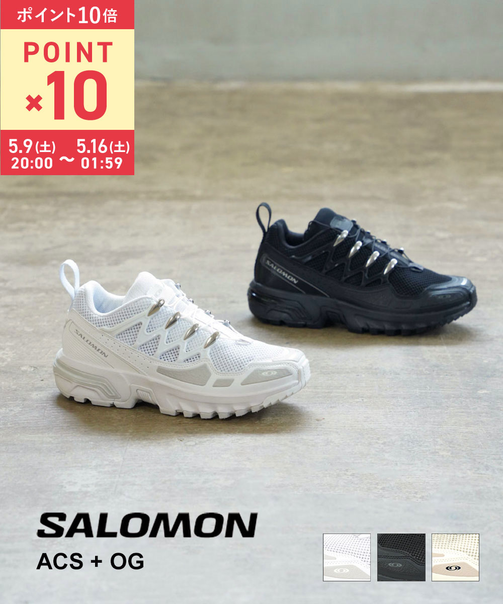 【マラソン期間中ポイント10倍】【LINEクーポン有】【2026年春夏新作】サロモン SALOMON スニーカー シューズ 靴 スポーツスタイルシューズ ランニング カジュアル スポーティ ローカット・ACS-PLUS-OG-5132601(メンズ)(レディース)(JP)