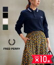 【5/30から6/1はポイント10倍】【LINEクーポン有】フレッドペリー FRED PERRY ポロシャツ ポロ シャツ トップス カットソー 長袖 定番 鹿...