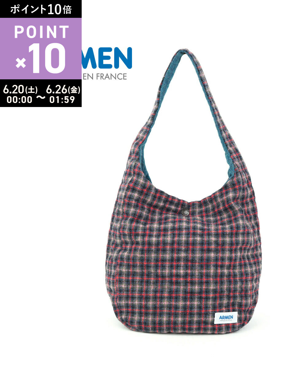 Rakuten - 【マラソン期間ポイント10倍】アーメン ARMEN トートバッグ SMALL WOOL BAG・GNAM1150E-0341202(レディース)BCB別注＊