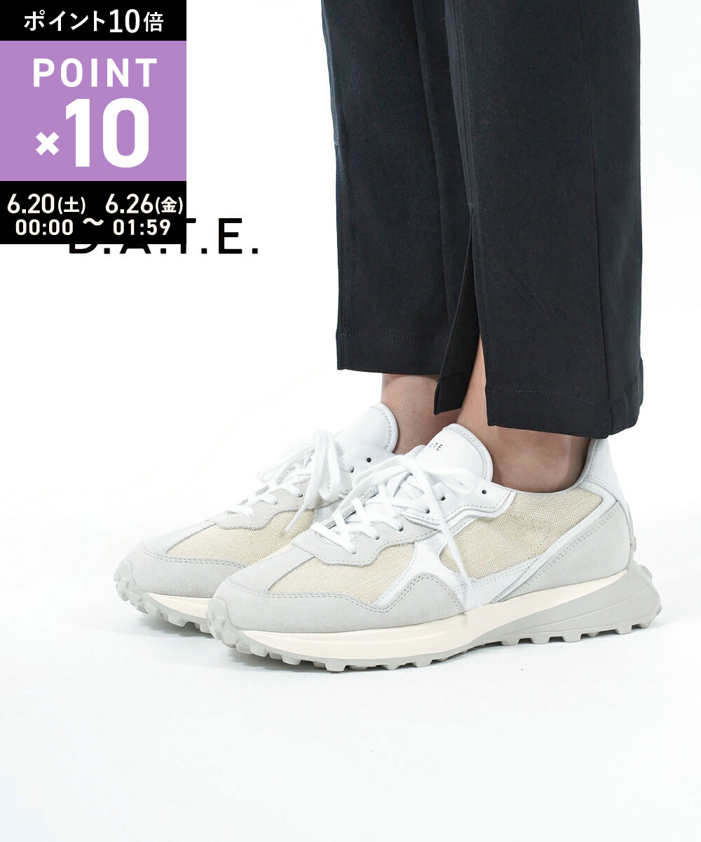 Rakuten - 【マラソン期間ポイント10倍】デイト D.A.T.E. 日本限定モデル スニーカー 靴 VETTA DELAVE WHITE ヴェッタ デラヴェ ホワイト・31WVTDLWHJ-3362301(レディース)(last_1)