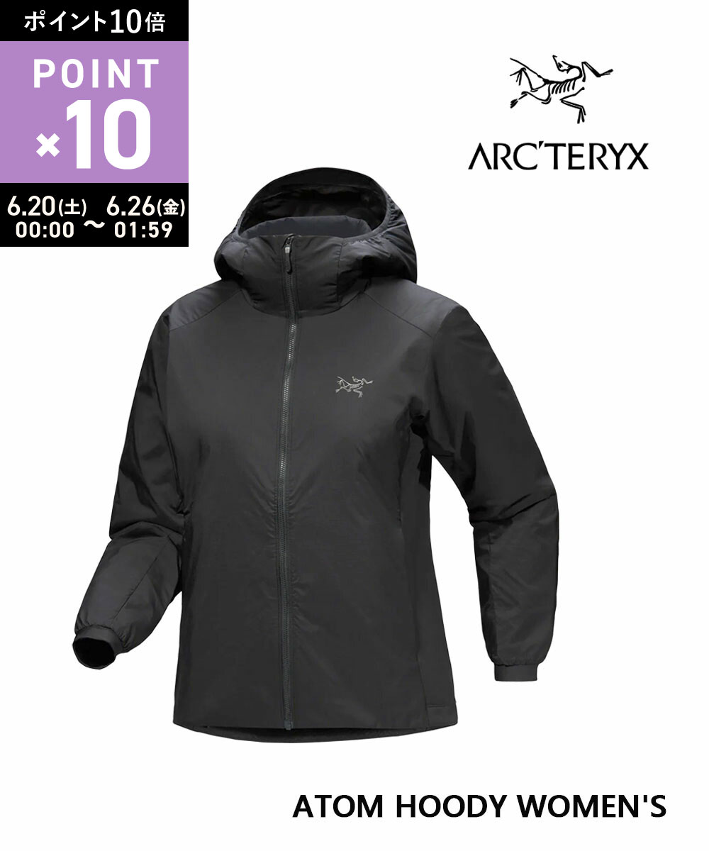 Rakuten - 【マラソン期間中ポイント10倍】【LINEクーポン有】アークテリクス ARC'TERYX ジャケット アトムフーディ パーカー インサレーション 中綿 軽量 通気性 透湿 アウター ミッドレイヤー アウトドア・ATOM-HOODY-4212502(レディース)