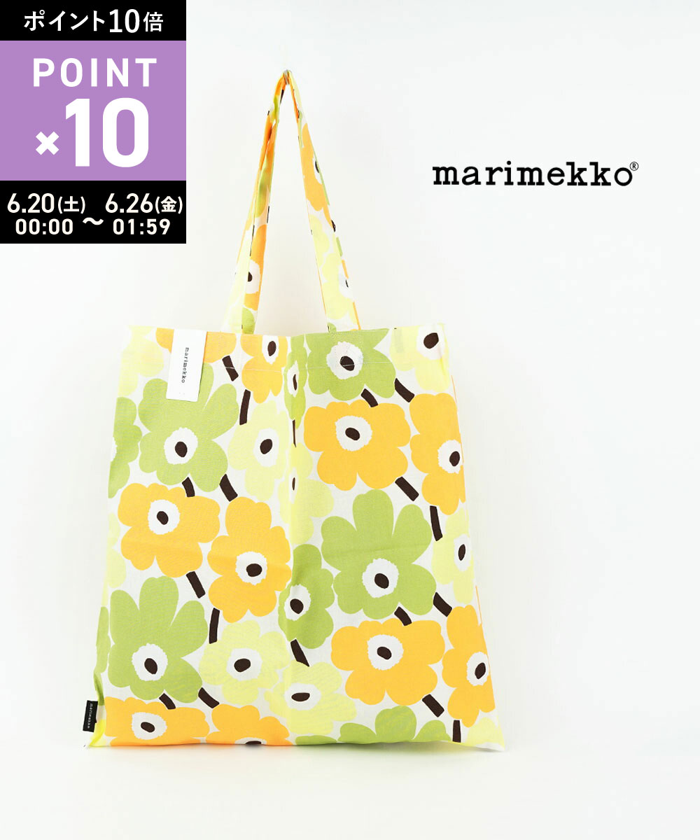 Rakuten - 【6/25限定10%クーポン&ポイント10倍】【LINEクーポン有】マリメッコ marimekko トートバッグ バッグ かばん 正規品 ウニッコ 北欧 花柄 A4 通勤 通学 かわいい プレゼント・52259474637-0062502(メール便可能商品)[M便 5/5](レディース)