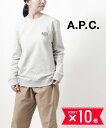【7/15限定ポイント10倍】【LINEクーポン有】アー・ペー・セー A.P.C. トップス カットソー トップス クルーネック 長袖 トレーナー スウェットシャツ シンプル ロゴ刺繍 コットン・24236197742-3902302(レディース)