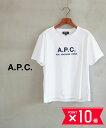 【7/15限定ポイント10倍】【LINEクーポン有】【2025年春夏新作】アー・ペー・セー A.P.C. Tシャツ 半袖 トップス カットソー ロゴT クルーネック 丸首 綿 コットン シンプル おしゃれ 大人・25085193304-3902501(レディース)