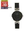 【10/30~11/1限定10%クーポン&ポイント10倍】モックバーグ MOCKBERG レザーベルト ラウンド 腕時計 レディースウォッチ ASTRID BLACK 34mm outlet ・MO111-3171801(レディース)(1F-W)