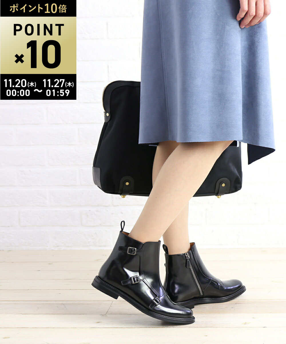 【11/20限定10%クーポン】チャーチ Church's ポリッシュドバインダーカーフ モンクストラップ ショート..