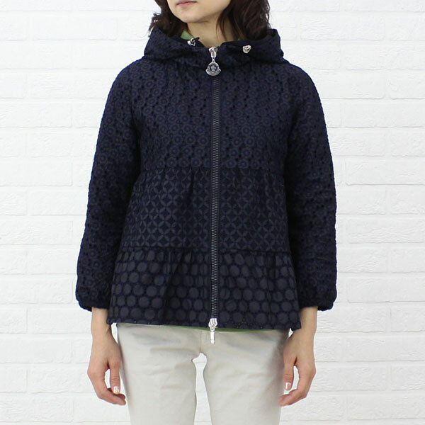 【クーポン対象外】MONCLER(モンクレール) コットン ナイロン アイレットレース フード付き ジャケット “ETAIN”・ETAIN-2011401【レディース】【楽ギフ_包装】【アウター】