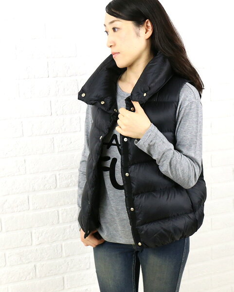 【クーポン対象外】MONCLER(モンクレール)ナイロン ダウン スタンドカラーベスト “スース”・SOURCES-2011402【レディース】【楽ギフ_包装】