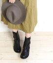 【トリッペン TRIPPEN】レザー サイドジッパー ショートブーツ・DEER-WAW-0071602【レディース】【シューズ】
