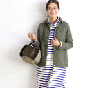 BCB別注*【アーメン ARMEN】コットンキルト シャツカラー ジャケット・NAM0604-0341702【レディース】
