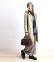 【アーメン ARMEN】コットン ポリエステル キルティング フードコート・NAM0553-0341702【レディース】【軽いアウター】