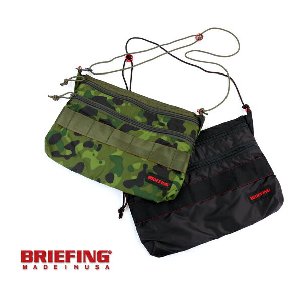 (ブリーフィング BRIEFING)リップストップナイロン ショルダーバッグ サコッシュ SACOCHE M SL PACKABLE・BRM181205-4301802(メンズ)(レディース)