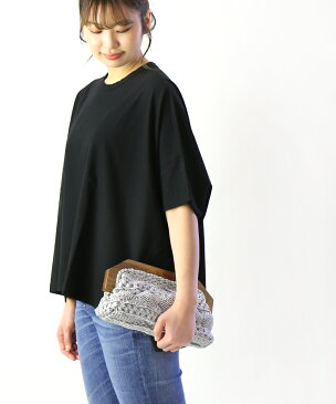 【30%OFF】【バグマティ The Bagmati】メタリックルレックス 模様編み クラッチバッグ・6460M-0241901【レディース】