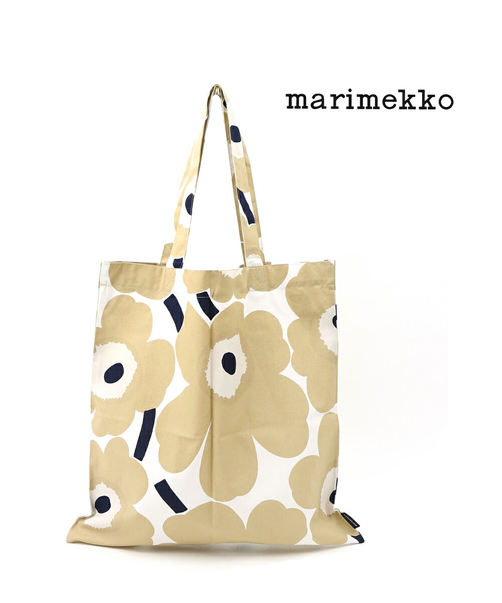 【5/18～20限定11%OFFクーポン対象】【LINEクーポン有】マリメッコ marimekko コットン ウニッコ柄 トートバッグ エコバッグ ファブリックバッグ ウニッコ PIENI UNIKKO BAG・52209469915-0062401(メール便可能商品)[M便 4/5](レディース)