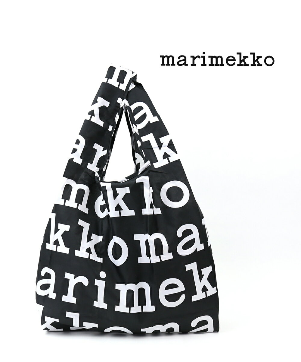 マリメッコ エコバッグ 【20%OFF】【LINEクーポン有】マリメッコ marimekko ブランドロゴ スマートバッグ エコバッグ MARILOGO SMART BAG・52209248854-0062102(メール便可能商品)[M便 3/5](レディース)