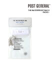 【5/5は11%OFFクーポン&ポイント11倍】ポストジェネラル POST GENERAL マジックテープ付き 防水バッグ PVC 収納袋 小物入れ THE W...