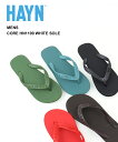 【ポイント2倍】(A-0)(ハイアン HAYN) メンズ CORE COLLECTION ホワイトソール ビーチサンダル CORE HN1100 WHITE S...