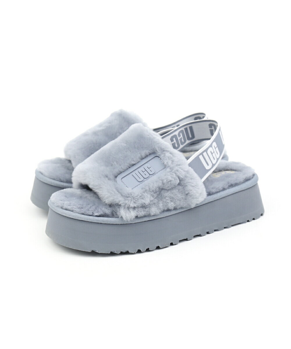 (A-1)(アグ UGG) ファーサンダル 厚底サンダル W DISCO SLIDE ディスコスライド・1112258-2542102(レディース)