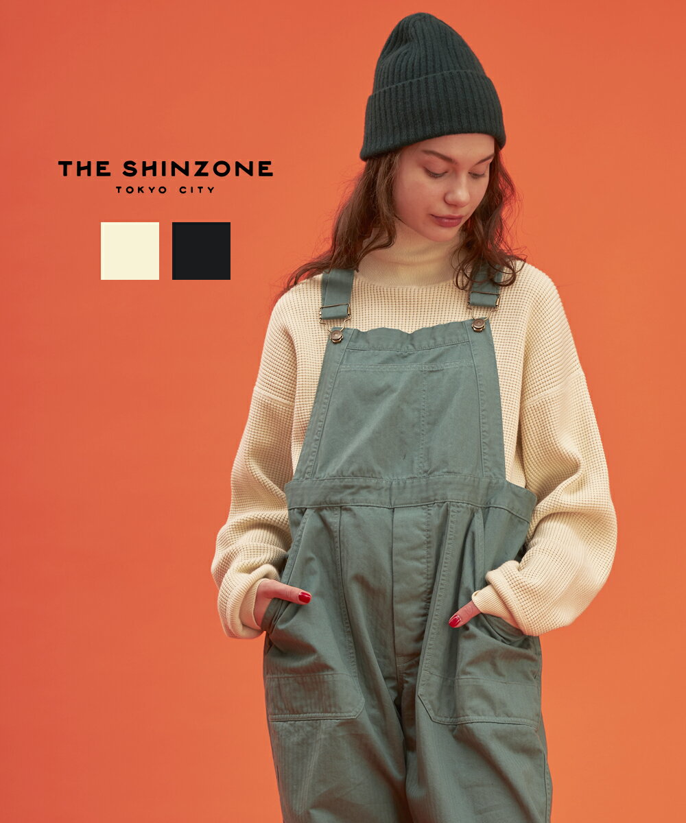 【6/2まで11%OFFクーポン発行中】【LINEクーポン有】ザ シンゾーン THE SHINZONE コットンカシミア タートルネック ワッフルニットプルオーバー セーター CO/CA TARTLE WAFFLE・21AMSNI11-4432302(レディース)(クーポン対象外)