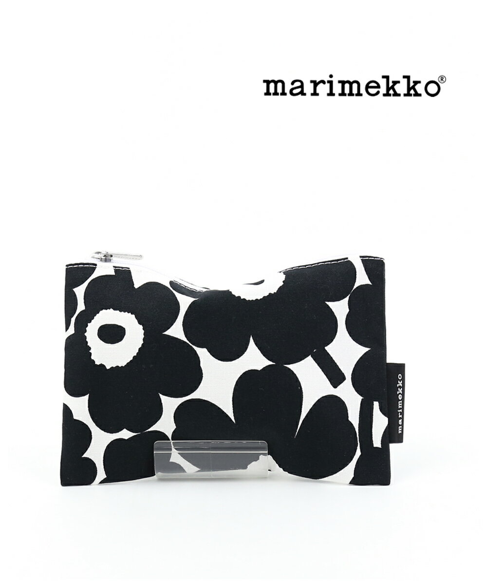 マリメッコ ポーチ 【20%OFF】【LINEクーポン有】マリメッコ marimekko ウニッコ柄 ポーチ フラットポーチ 小物入れ KAIKA MINI UNIKKO・52219471296-0062401(メール便可能商品)[M便 4/5](レディース)