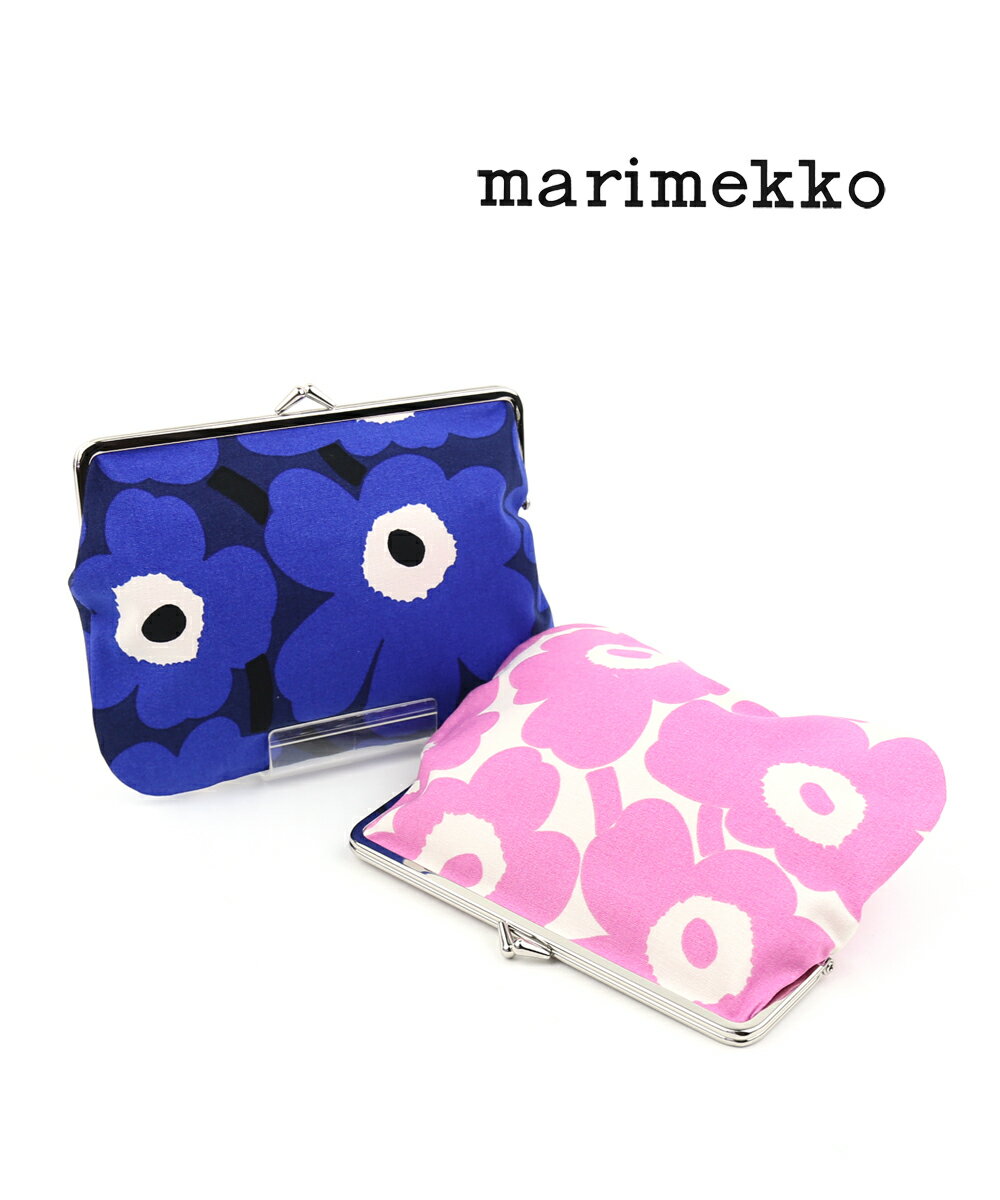 マリメッコ ポーチ 【LINEクーポン有】マリメッコ marimekko コットン ウニッコ柄 ポーチ がま口ポーチ 小物入れ ウニッコ PUOLIKAS KUKKARO MINI UNIKKO・52214690309-0062102(メール便可能商品)[M便 1/5](レディース)