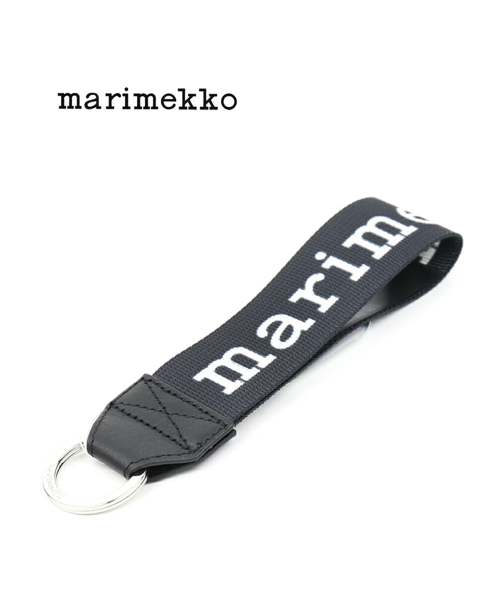 【20%OFF】【LINEクーポン有】マリメッコ marimekko ロゴ キーリング キーホールダー KIOSKI JOUKKIO LOGO・52219249568-0062201(メール便可能商品)[M便 1/5](レディース)