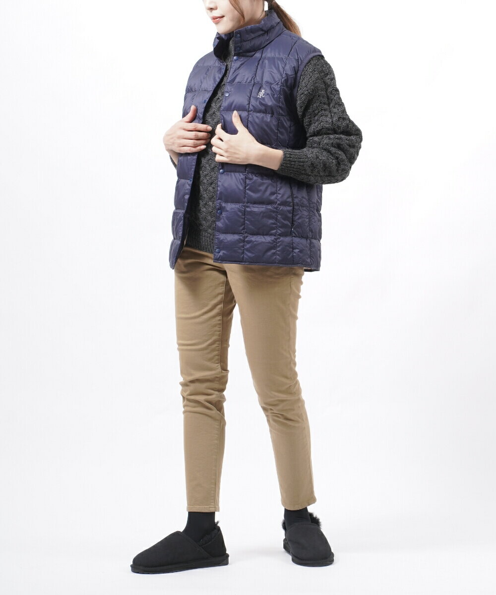 (グラミチ GRAMICCI)×TAION ライトダウンベスト パッカブルダウンベスト INNER DOWN VEST インナーダウンベスト・TG-1F-002-2082102(レディース)