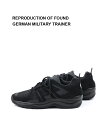 【ポイント2倍】(A-1)(リプロダクション オブ ファウンド REPRODUCTION OF FOUND) レースアップ 靴 スニーカー GERMAN MIL...